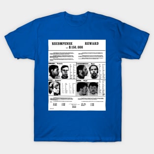 FLQ October Crisis Wanted Poster T-Shirt